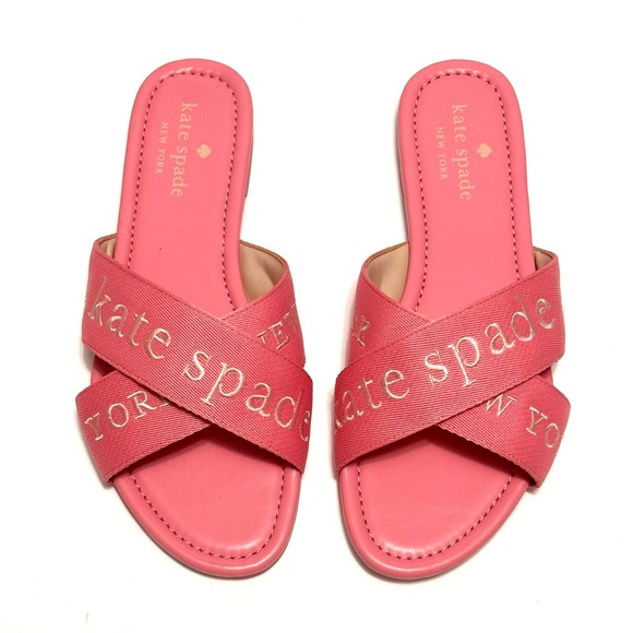kate spade Shoes - Kate Spade Piper Slide Slides Pink Sandal Shoe Women’s Size 8 KH121